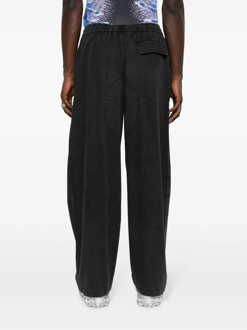 Acne Studios Straight broek Zwart