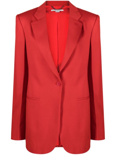 Stella McCartney single-breast wool blazer Women