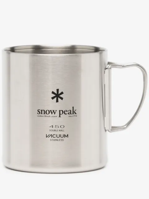 Snow Peak MG-214 logo-print cup 