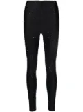 THE ANDAMANE Holly crystal-embellished leggings - Black
