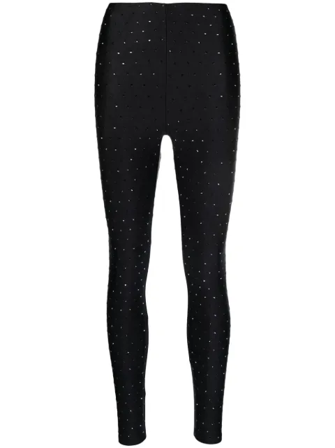 THE ANDAMANE Holly crystal-embellished leggings