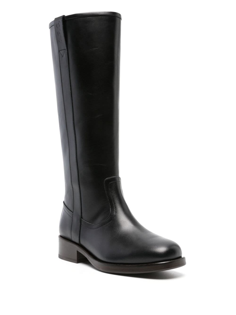 A.P.C. Camraguaise 35mm knee-high boots - Zwart