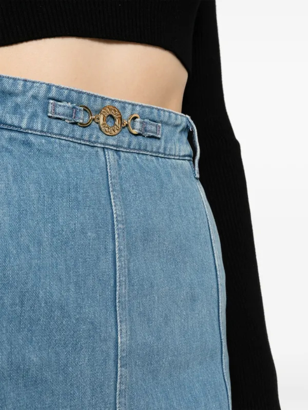 PATOU★スリット入りデニムスカート Patou スリット デニムスカート | ブルー | FARFETCH JP