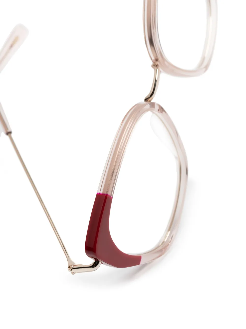  Kaleos Steele 004 Butterfly-frame Glasses - Red 