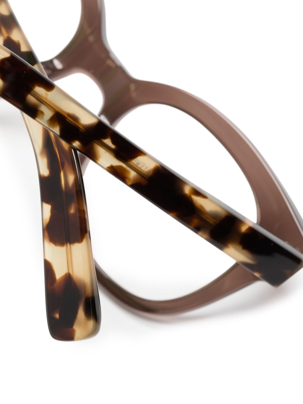 Shop Kaleos Schmitz 002 Square-frame Glasses In Brown