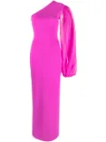 Solace London Hudson one-shoulder gown - Pink