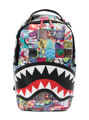 Sprayground Kid Diablo Rider Shark Backpack - Farfetch