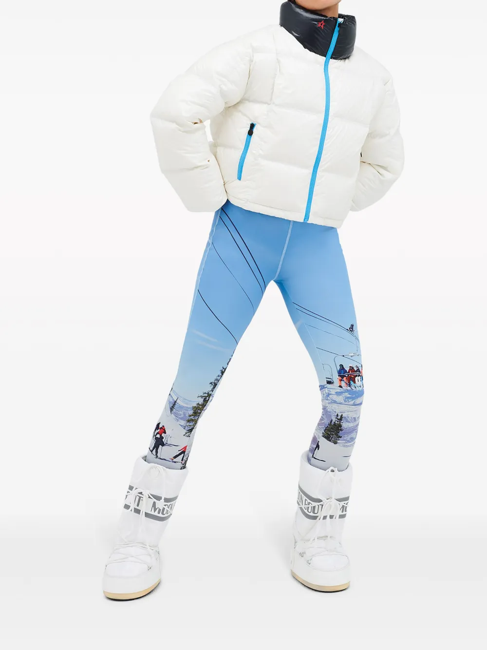 Perfect Moment x Dede Johnston legging met print - Blauw