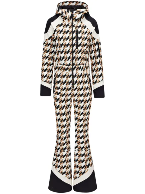 Perfect Moment Allos houndstooth ski suit