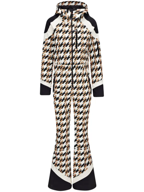 Perfect Moment Allos Houndstooth Ski Suit Farfetch