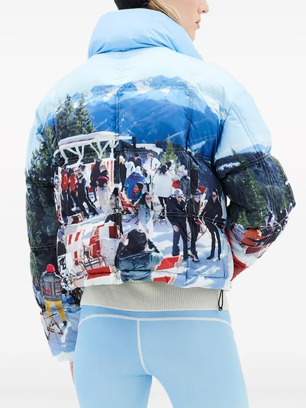 Moncler ski print jacket deals