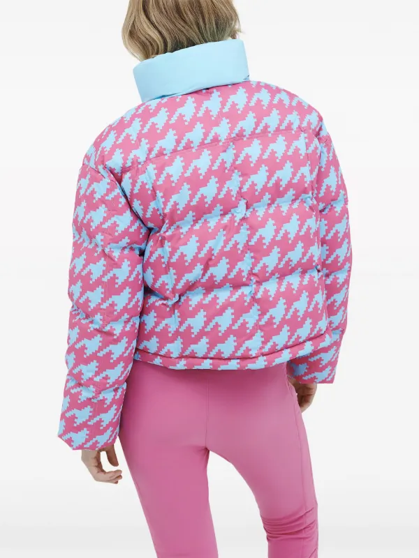 Perfect Moment Nevada Duvet Houndstooth Ski Jacket Farfetch