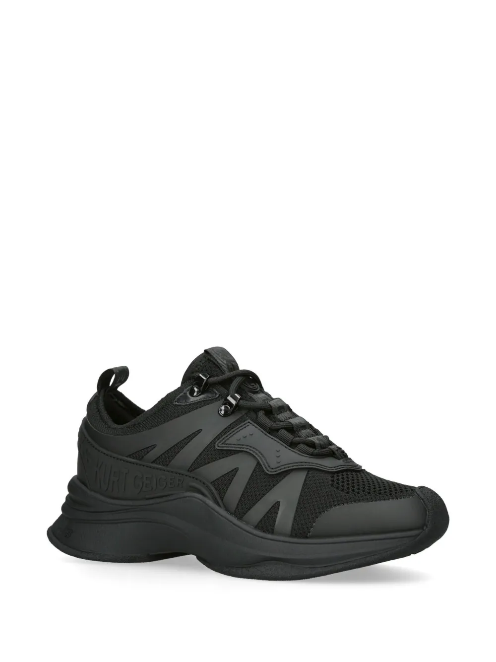 KG Kurt Geiger Lucy panelled sneakers - Zwart