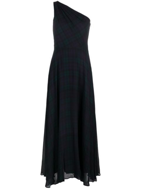 Polo Ralph Lauren georgette kjole med off-shoulder-snit