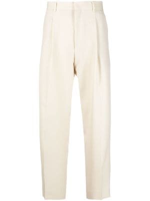 Costumein Pleated Cotton Trousers - Farfetch