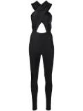 THE ANDAMANE Hola crystal-embellished jumpsuit - Black
