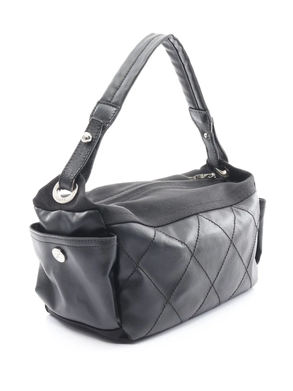 CHANEL Pre-Owned 2006-2008 Paris Biarritz PM shopper - Zwart