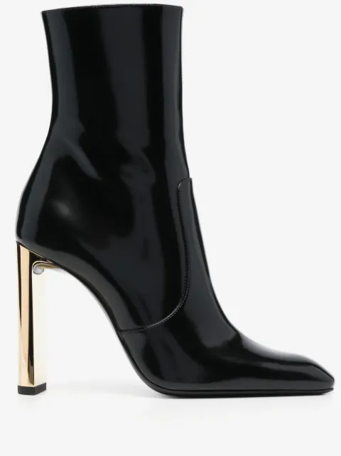 Saint Laurent Auteuil 100mm leather boots 