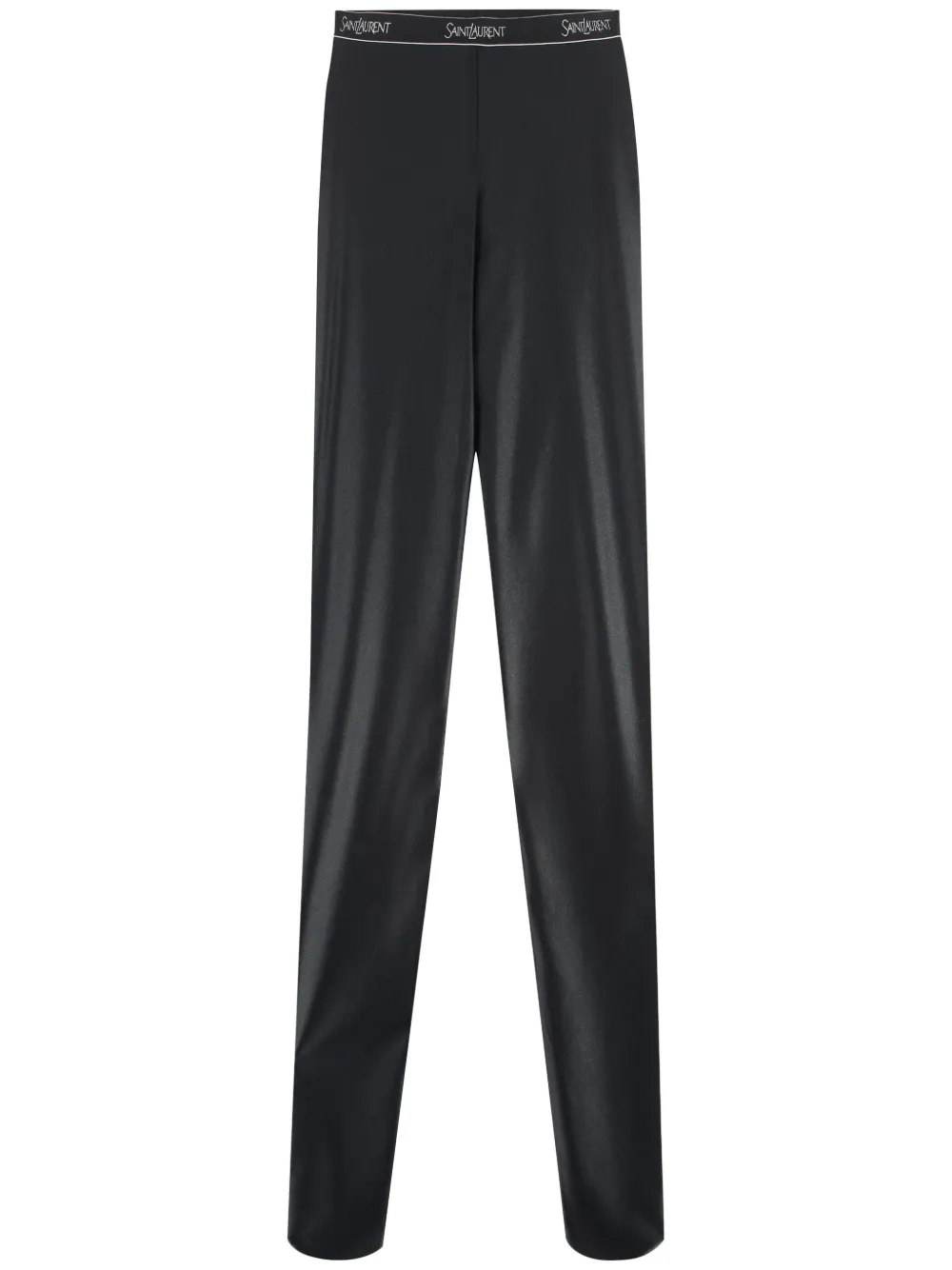 Saint Laurent Legging met logoband Zwart