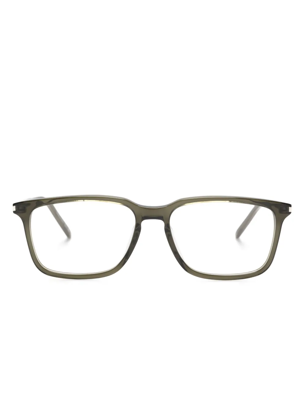 Saint Laurent Eyewear SL 645F bril met rechthoekig montuur Bruin