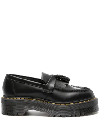 Dr. Martens Adrian Quad 55mm レザーローファー | ブラック | FARFETCH JP