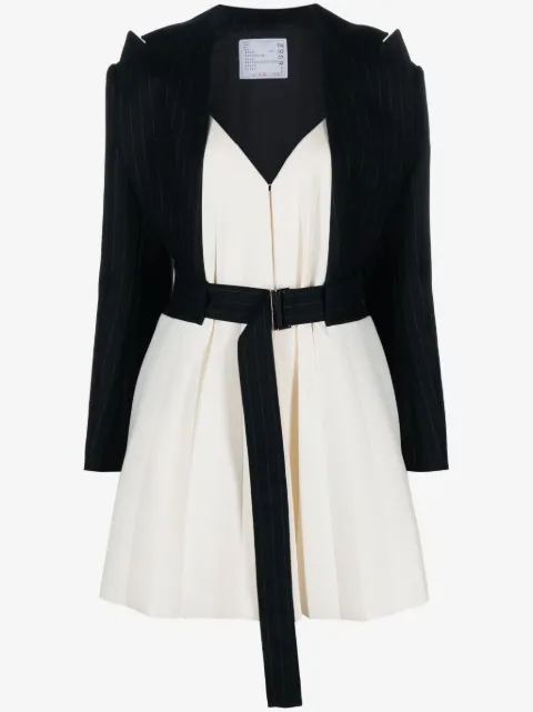 sacai Suiting Bonding layered blazer