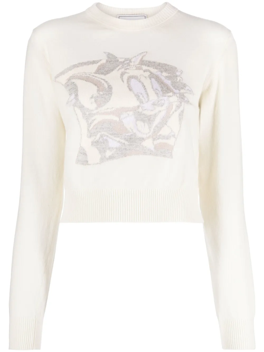 Iceberg Cartoon intarsia-knit Wool Jumper - Farfetch