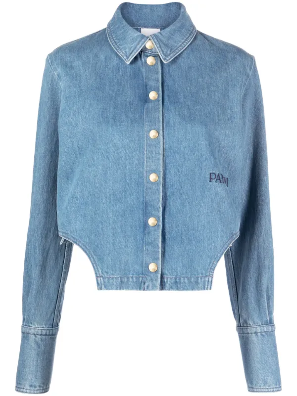 Cut out shop denim jacket