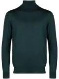 Cruciani roll-neck cashmere blend jumper - Green