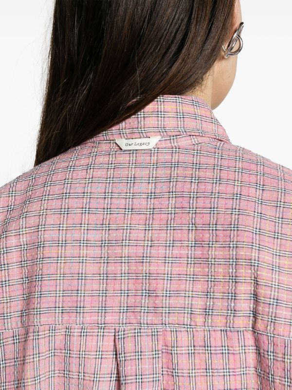 OUR LEGACY Borrowed BD tartan-check Shirt - Farfetch