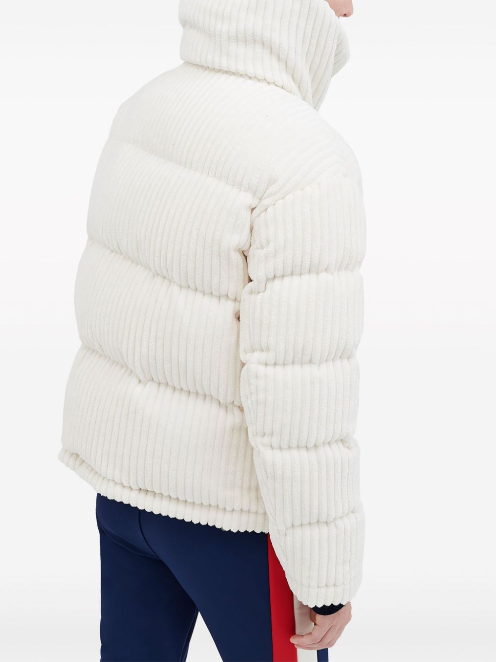 Shop Perfect Moment Corduroy Padded Ski Jacket In White