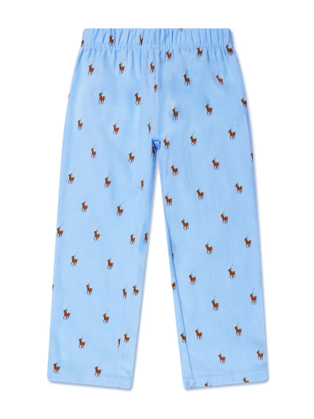 Polo Ralph Lauren Polo Pony Cotton Pyjama Set In Blue