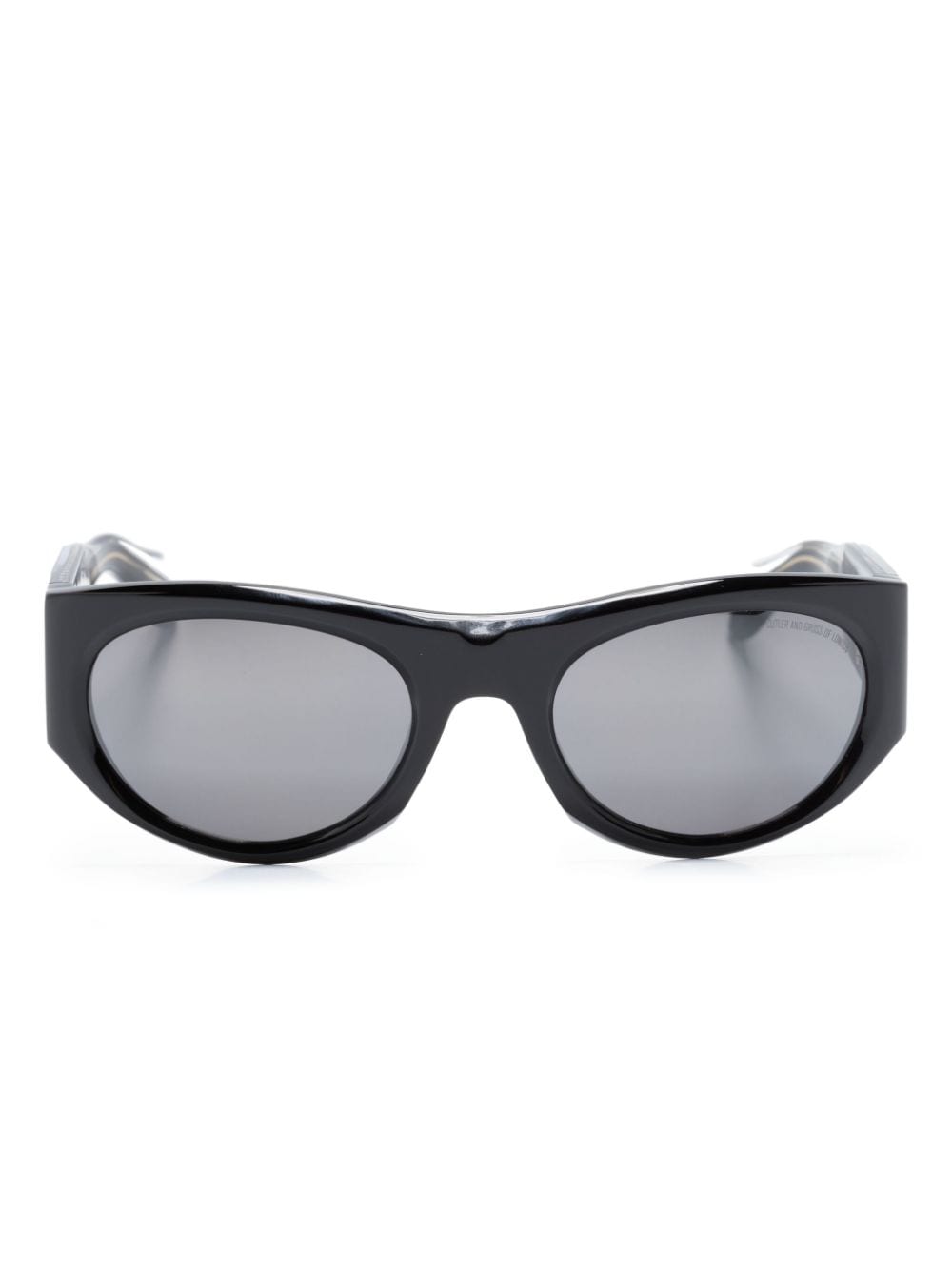 Cutler And Gross 9276 Round-frame Sunglasses In Black