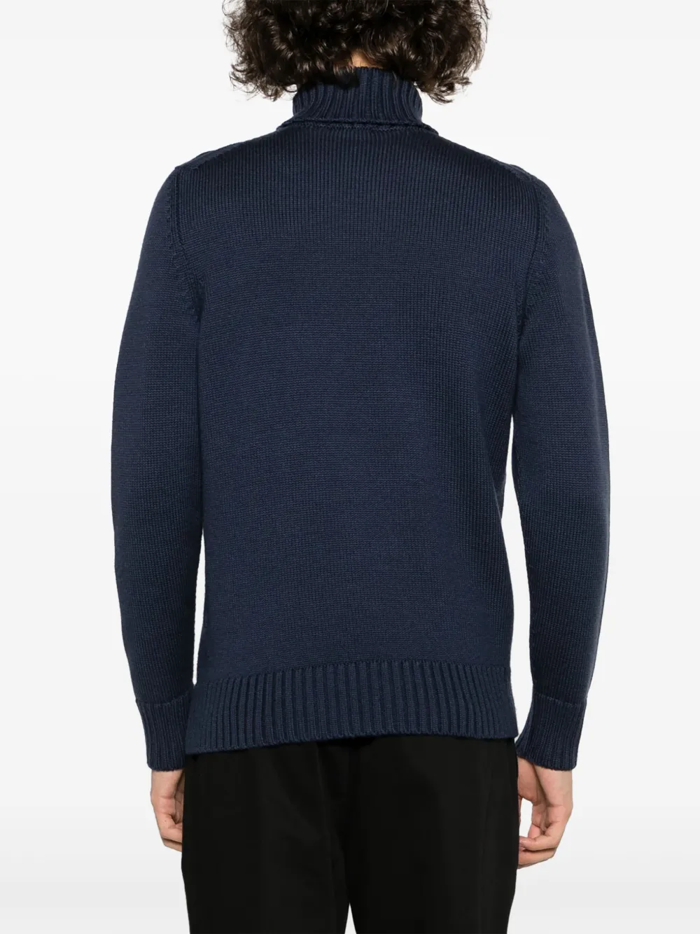 Drumohr Fijngebreide trui Blauw