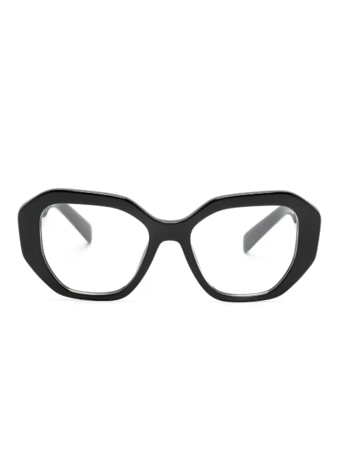 Prada Eyewear logo-print cat-eye glasses