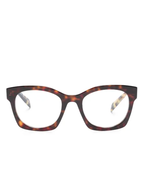 Prada Eyewear tortoiseshell D-frame glasses