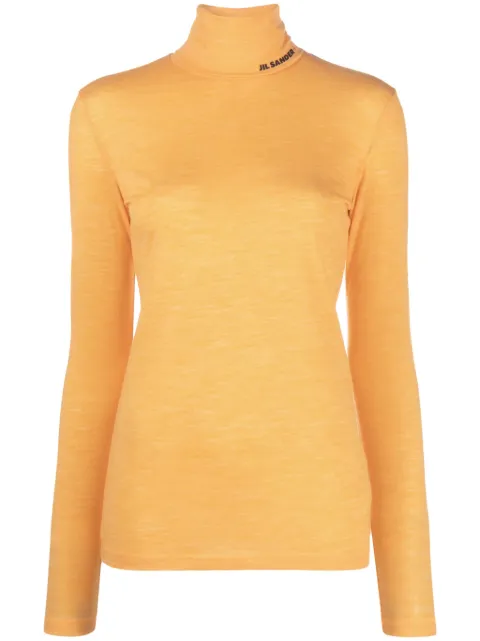 Jil Sander playera con logo estampado 