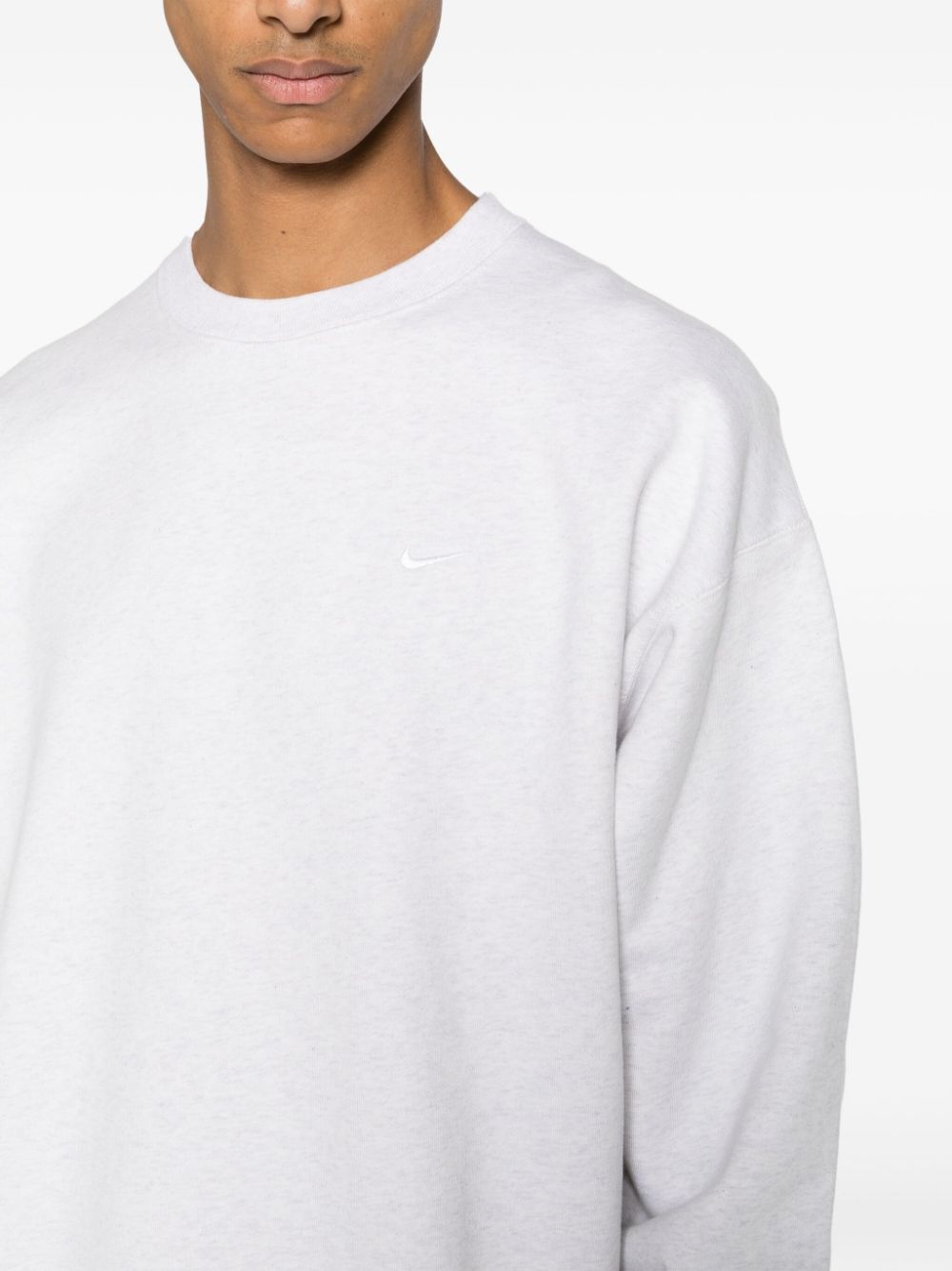Nike Sweater met geborduurd logo Grijs