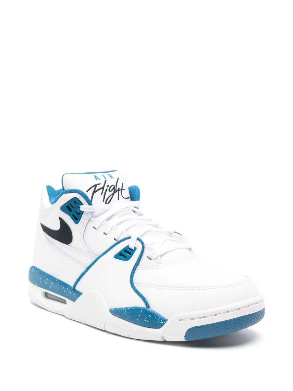 Nike Air Flight 89 Panelled Sneakers In White