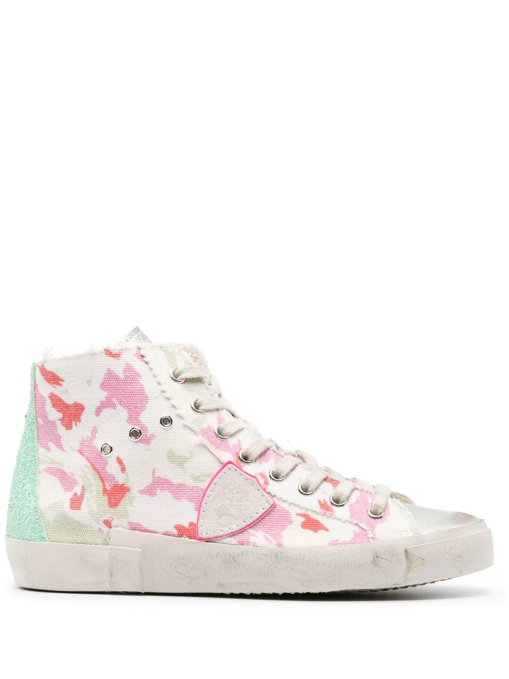 Philippe Model Paris abstract-pattern print sneakers White