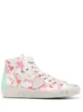 Philippe Model Paris Paris abstract-pattern print sneakers - White