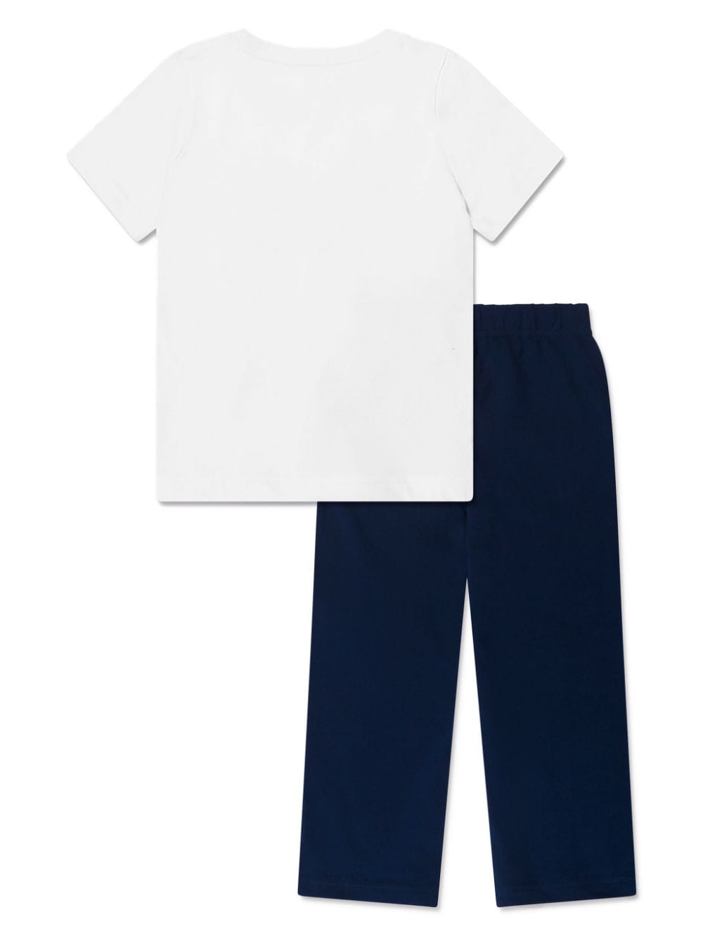 Ralph Lauren Kids logo-print cotton pyjama set - Blauw