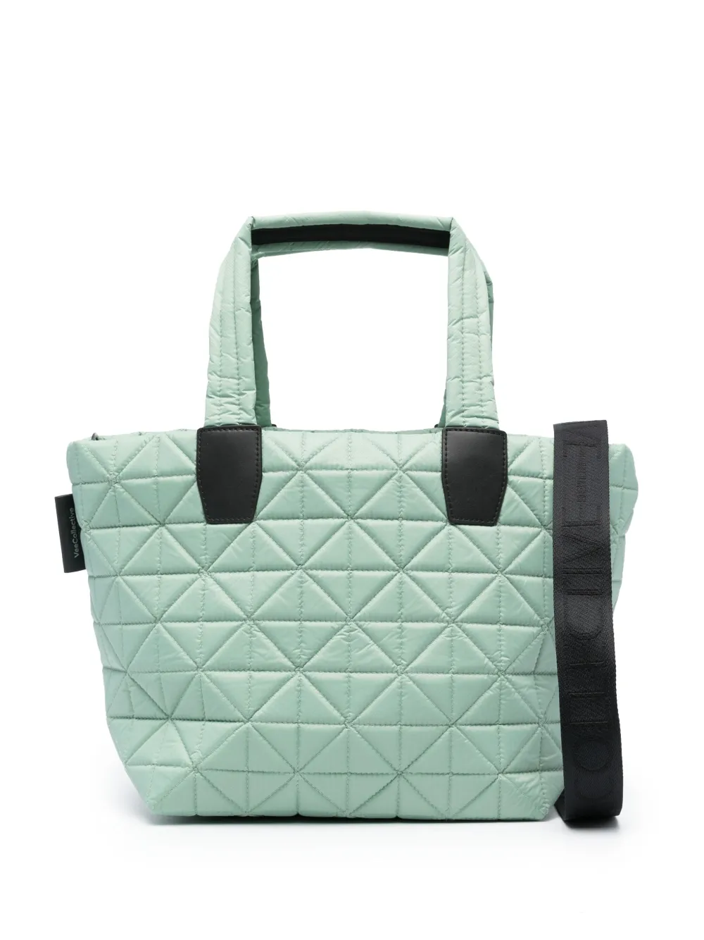 Veecollective Vee Padded Tote Bag In Green