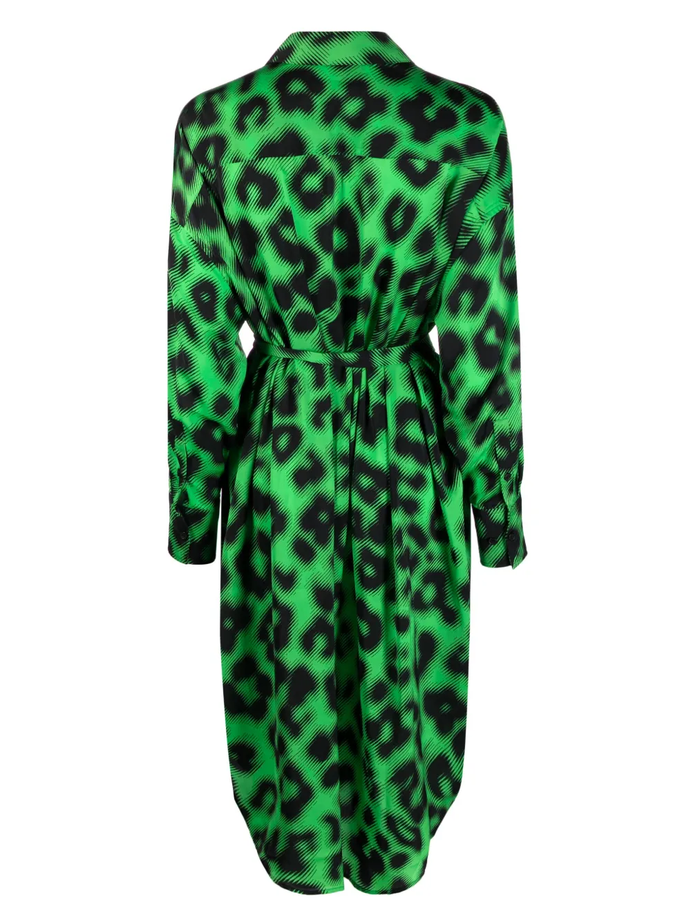 Essentiel Antwerp Jurk met luipaardprint - Groen