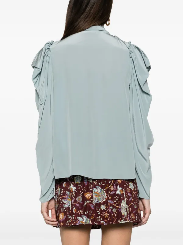 ウラジョンソン　シルクブラウス LAURETTE LONG SLEEVE BLOUSE | ULLA
