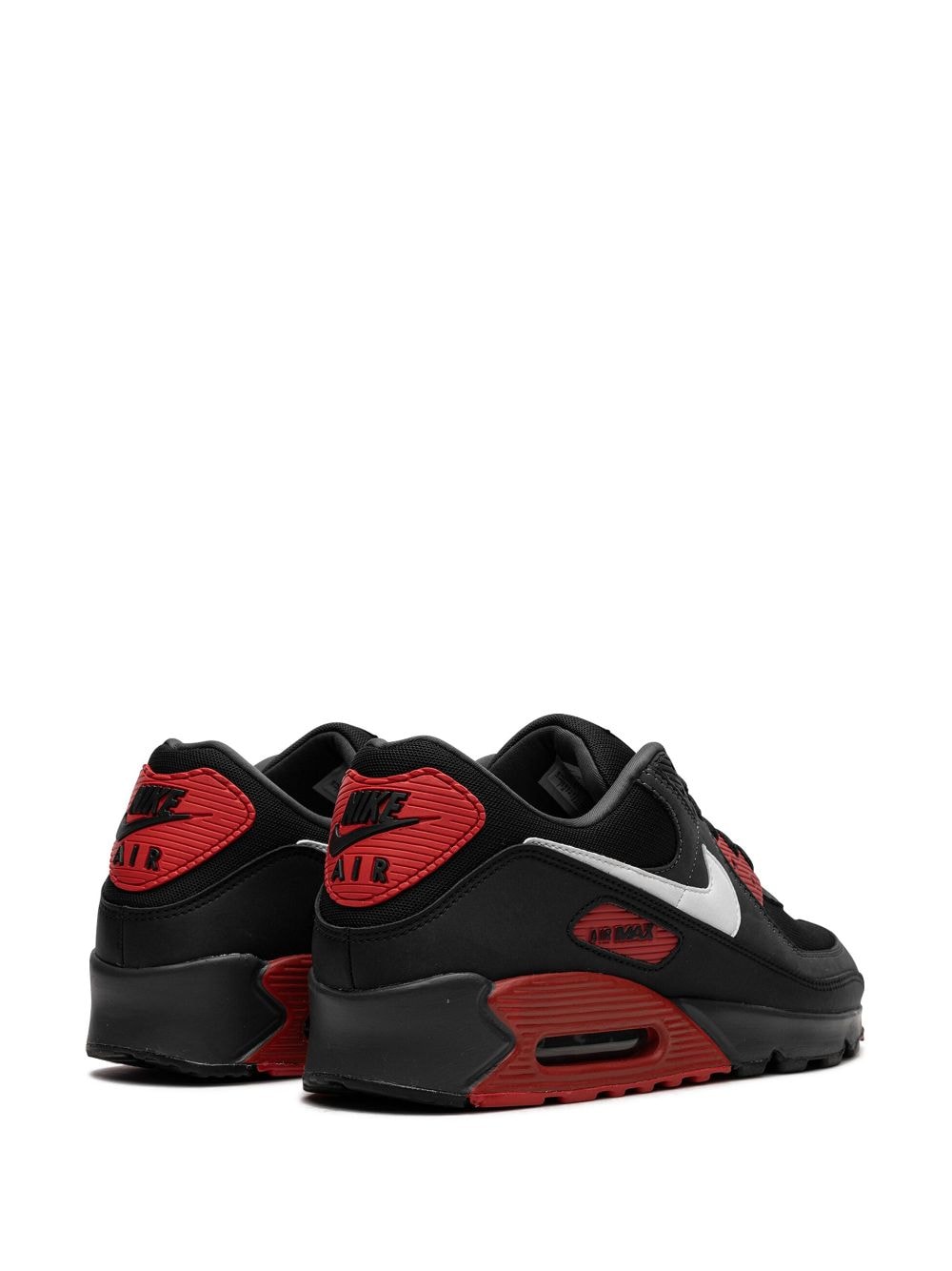 Shop Nike Air Max 90 "black/red" Sneakers