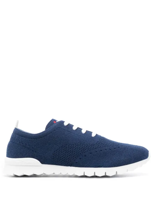 Kiton lace-up knitted sneakers
