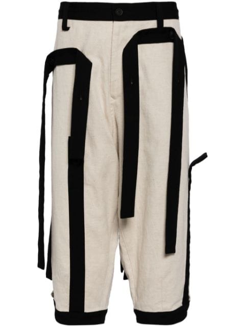 Yohji Yamamoto detachable-strap bermuda shorts
