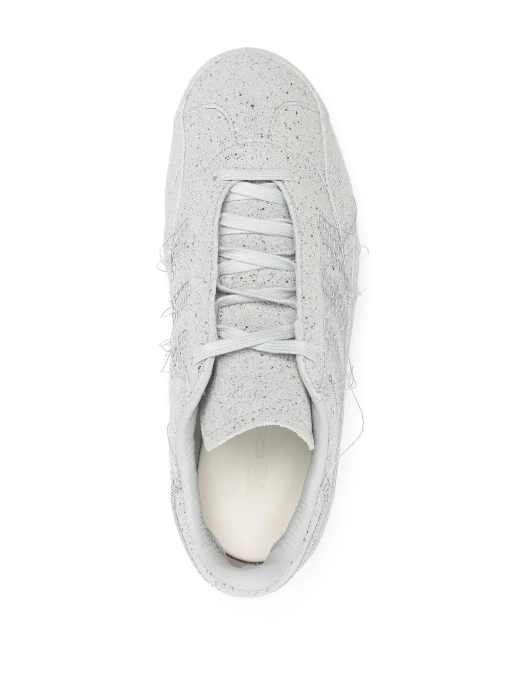 Y-3 Gazelle suede lace-up sneakers Grey