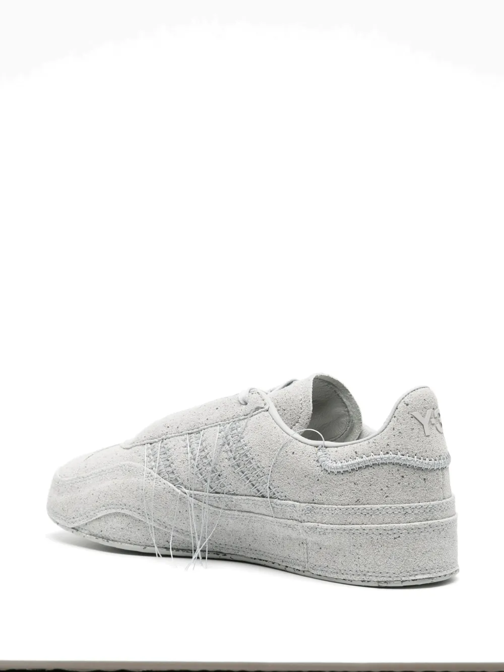 Y-3 Gazelle suede lace-up sneakers Grey